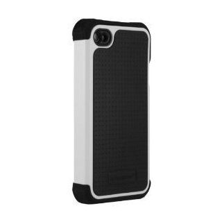 Ballistic SA0582 M385 Shell Gel [SG] 3 Layer Case for iPhone 4   1 Pack   Bulk Packaging   Black/White Cell Phones & Accessories