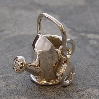 garden watering can charm by otis jaxon silver and gold jewellery