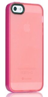 Caudabe The Perimetric (Coral/Fuchsia); Premium iPhone 5/5S case (TPU / PC hybrid) Cell Phones & Accessories