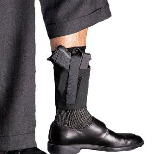 Galco Cop Ankle Band for Ruger LCP, Kel Tec P3AT, P32, Sig Sauer P238, NAA Guardian (Black, Right hand)  Airsoft Leg Holsters  Sports & Outdoors