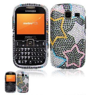 Samsung Freeform III R380 Grunge Full Diamond Case Cell Phones & Accessories