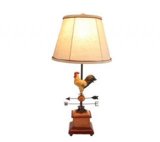 26 inch Rooster Weathervane Table Lamp by Valerie —