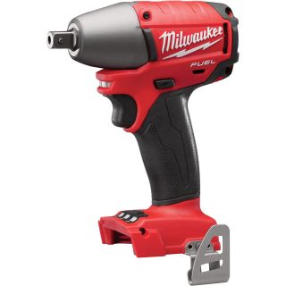 Milwaukee M18 FUEL Impact Wrench Kit — Tool Only, 1/2in. Square Drive with Pin Detent, Model# 2655-20  Impact Wrenches