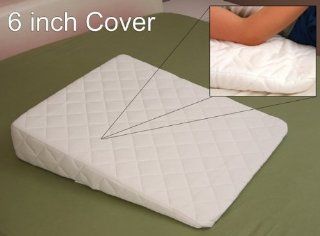Cover for Deluxe Comfort 6 Inch Acid Reflux Wedge Pillow   Sleep Wedge Covers