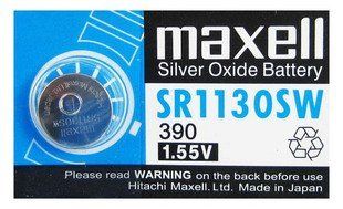 Maxell 390 SR1130SW Silver oxide Battery 5pcs Toys & Games
