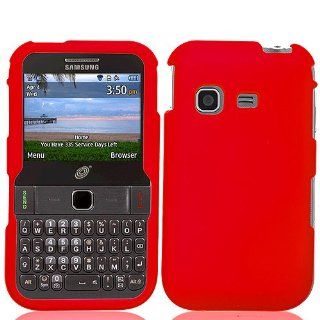 Red Hard Cover Case for Samsung SGH S390G Cell Phones & Accessories