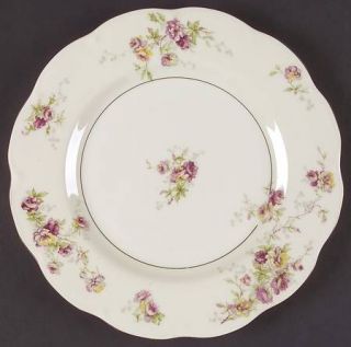 Haviland Dorset Dinner Plate, Fine China Dinnerware   New York, Floral     Rim