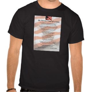 The Parents Creed of a Sailor Tees