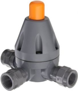 GF Piping Systems PVC Pressure Relief Valve, EPDM Seat, 1" NPT Female Industrial Relief Valves