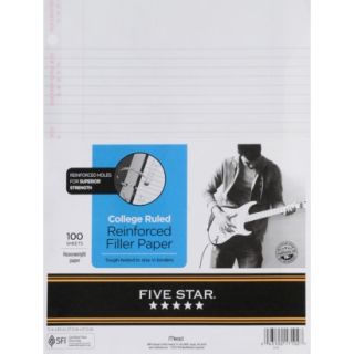 Mead Five Star College Ruled Reinforced Filler P