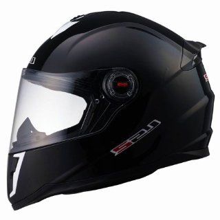 LS2 FF392 Junior Solid Black Full Face Helmet   Youth Small Automotive