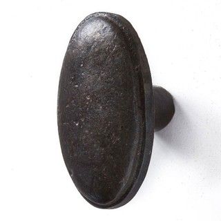 Set of 6 Recycled Iron Burnt Wax Emily Knobs (India) Door Knobs