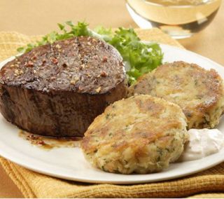 Kansas City Steak Co. (6) 6 oz Filets and (6) 3 oz Crab Cakes —