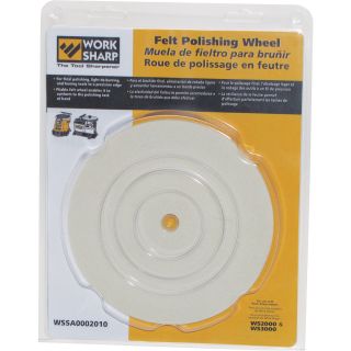 Work Sharp Felt Polishing Wheel — 6in., Model# WSSA0002010  Sanding   Conditioning Discs
