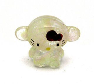 Hello Kitty ~ 2" Chinese Zodiac Glow In The Dark Glass Ornament   Monkey Toys & Games