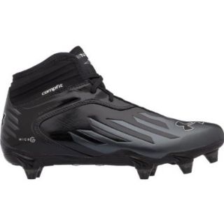 Under Armour Ntro Diablo D Compfit (9 D(M) US, Black/Black) Football Shoes Shoes