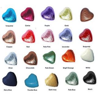 200 foil covered heart shape chocolates by sleepyheads