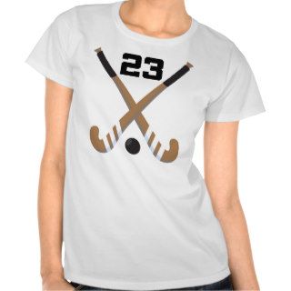Field Hockey Player Uniform Number 23 Gift T shirt