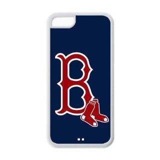 Custom Boston Red Sox Back Cover Case for iPhone 5C LLCC 396 Cell Phones & Accessories