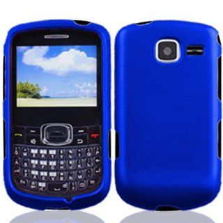 Samsung Freeform 4 R390 Rubberized Protective Hard Case   Blue Cell Phones & Accessories