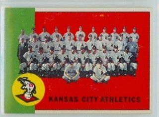 1963 Topps Baseball 397 Athletics Team Very Good to Excellent Sports Collectibles