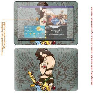 Protective Decal Skin skins Sticker for Samsung Galaxy Tab 10.1 10.1 inch tablet case cover GlxyTAB10 399 Electronics