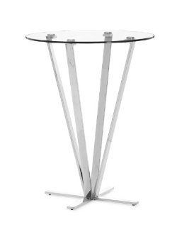 Zuo Mimosa Bar Table, Stainless Steel   End Tables