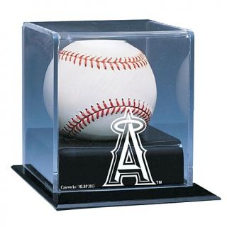 Caseworks MLB Team Logo Single Baseball Display Case   Anaheim Angels