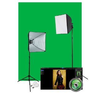 Westcott 401N Illusions uLite Green Screen Photo Lighting Kit  Photo Studio Backgrounds  Camera & Photo