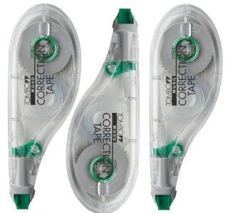 Tombow Mono Hybrid Style Correction Tape Pen, Non Refillable, 0.16 x 394 Inches, 3 Pens per Pack (68707) 