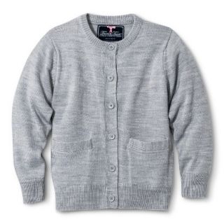 French Toast Girls School Uniform Knit Cardigan Sweater   Grey 20