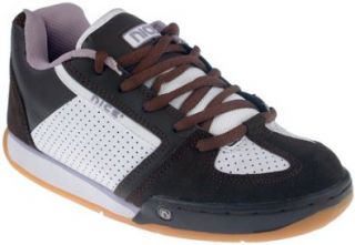 NICE Womens Sullivan White/Dark Brown/Lilac Skate shoe Sz 8.5 Shoes