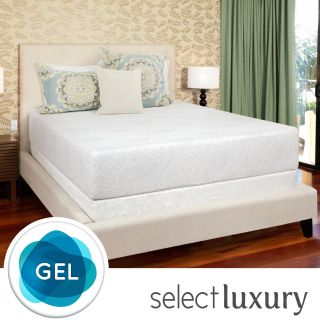 Select Luxury Select Luxury Gel Memory Foam 12 inch Queen size Medium Firm Mattress Green ?? Size Queen