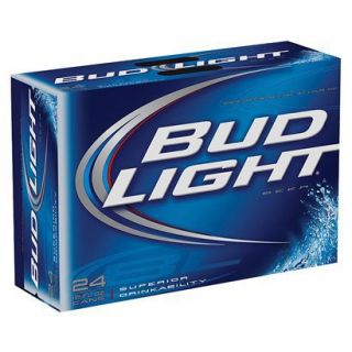 Bud Light Beer Cans 12 oz, 24 pk