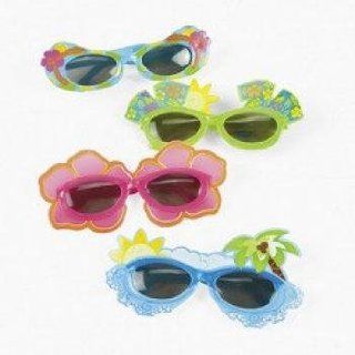 Tropical Shaped Sunglasses (1 Dozen)   Bulk [Toy]  Beach Sunglasses Dozen  Sports & Outdoors