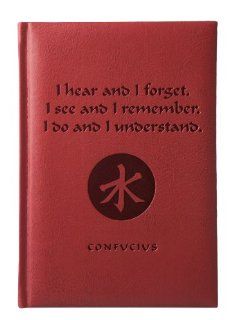 Eccolo World Traveler Lofty Thinking Journal, 6 x 8 Inches, Confucius (D403H)  Hardcover Executive Notebooks 