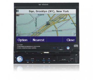 XO Vision X403BT 7 Inch Motorized 169 Touchscreen Monitor with DVD, DivX, DVD R, CD, and  Player  Vehicle Dvd Players 