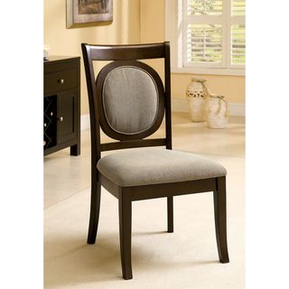 Furniture Of America Enzo Dark Walnut Dining Chairs (set Of 2)