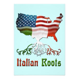 American Italian Roots Invitation