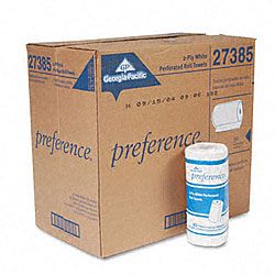 Georgia pacific Preference Perforated 2 ply White Paper Towel Roll (30 Rolls/carton)