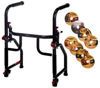 The Rack All in One Three Position Workout System with 8 DVDs —