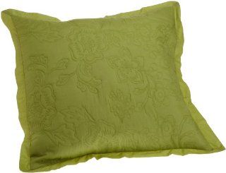 1891 by SFERRA Gimlet Cotton Continental Sham, Avocado   Pillow Shams