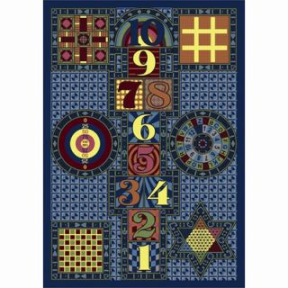 Joy Carpets Just for Kids Joy Games Multi Kids Rug