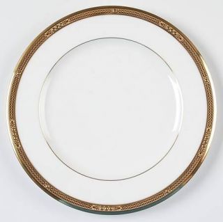 Noritake Chatelaine Gold Salad Plate, Fine China Dinnerware   Gold Encrusted Ban