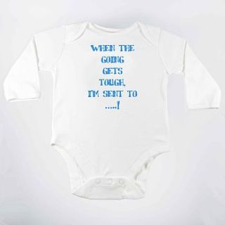 personalised message babygrow by something for daisy