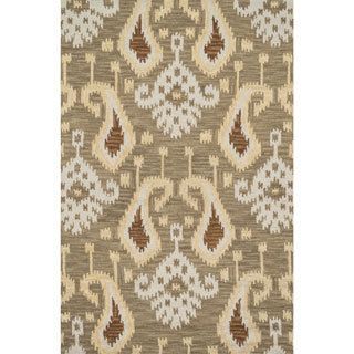 Hand tufted Montague Taupe Wool Rug (5 X 76)