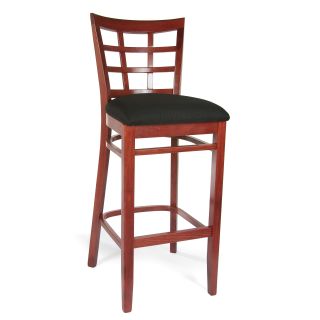 Lattice Beech Wood Barstool