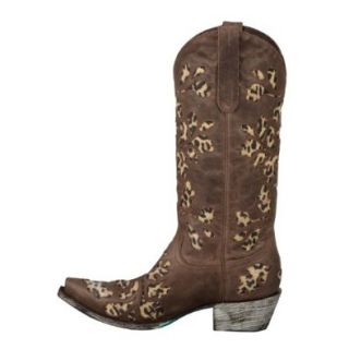 Lane Boots Women's Damask Cowboy Boot in Leopard   9.5 Equestrian Boots Shoes