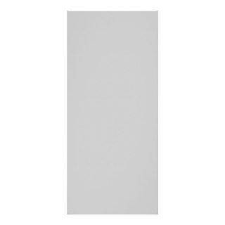 Plain Light Gray Background Customized Rack Card