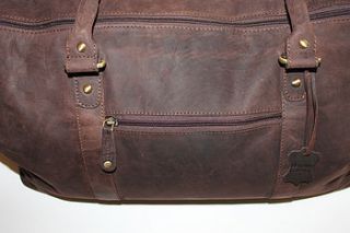 leather weekender holdall by teals